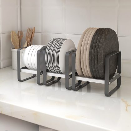Kitchen Cabinet Storage Shelves Plates Dishes Chopping Board Storage Rack Bowl